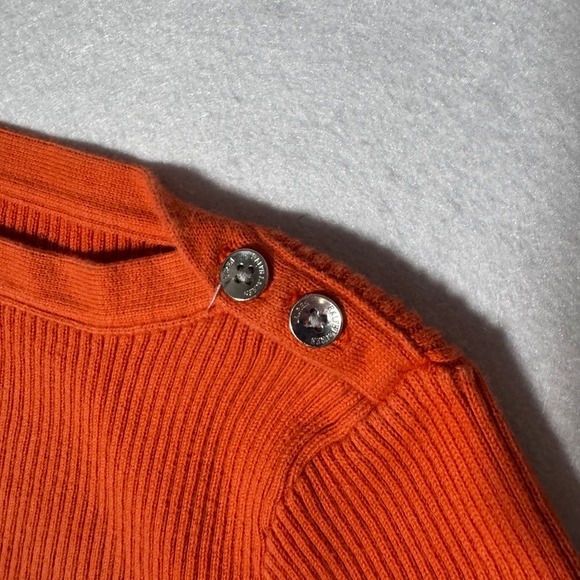 Lauren Ralph Nautical Striped Knitwear Boat Neck Long Sleeve Sweater Cotton - Picture 7 of 8